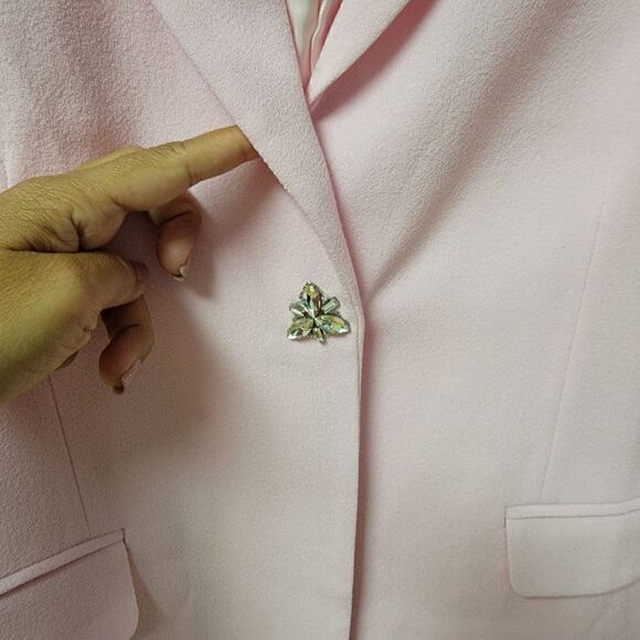 Christopher kane Wool Crepe Pink Blazer 4 - Picture 7 of 11